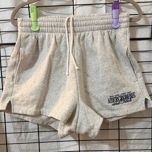 Abercrombie & Fitch Heather Gray Athletic Shorts